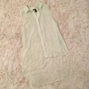 Forever 21 Button Down Tank